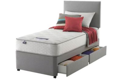 Silentnight Fareham Pocket Memory Single 2 Drawer Divan Bed
